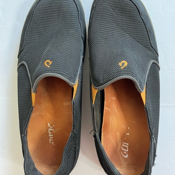 Olukai Nohea Mesh Gray Slip On Shoes Size 11 - Picture 4 of 8